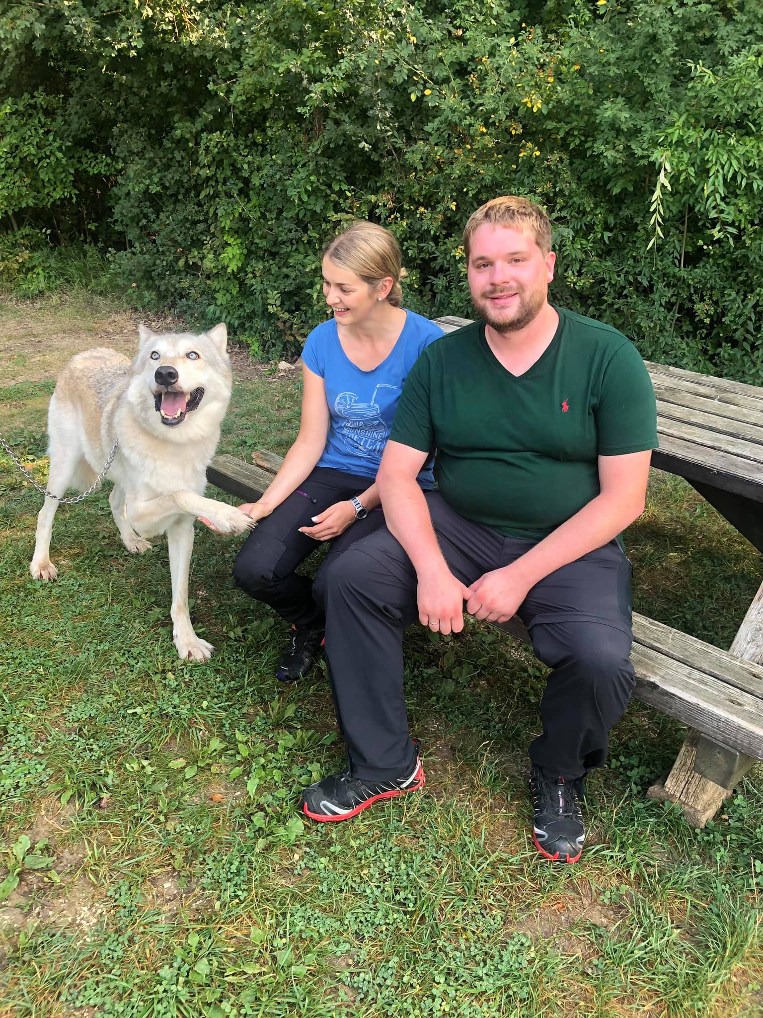 Wolfsspaziergang mit Chitto